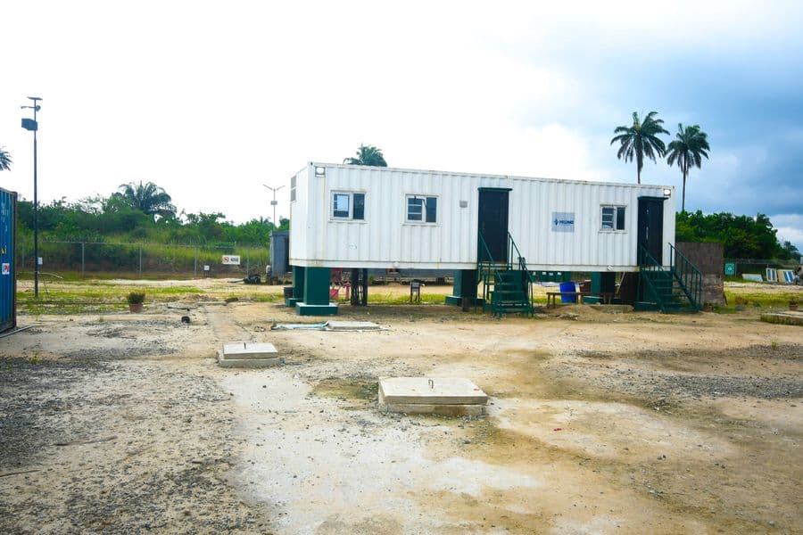 Crew quarters at the Apani facility