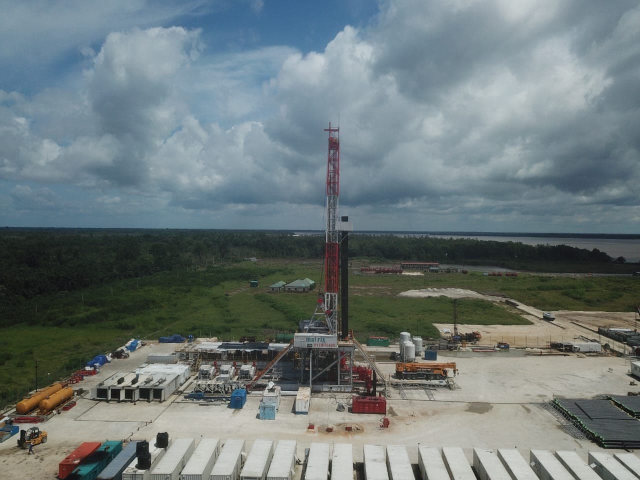 The Atamba drilling location